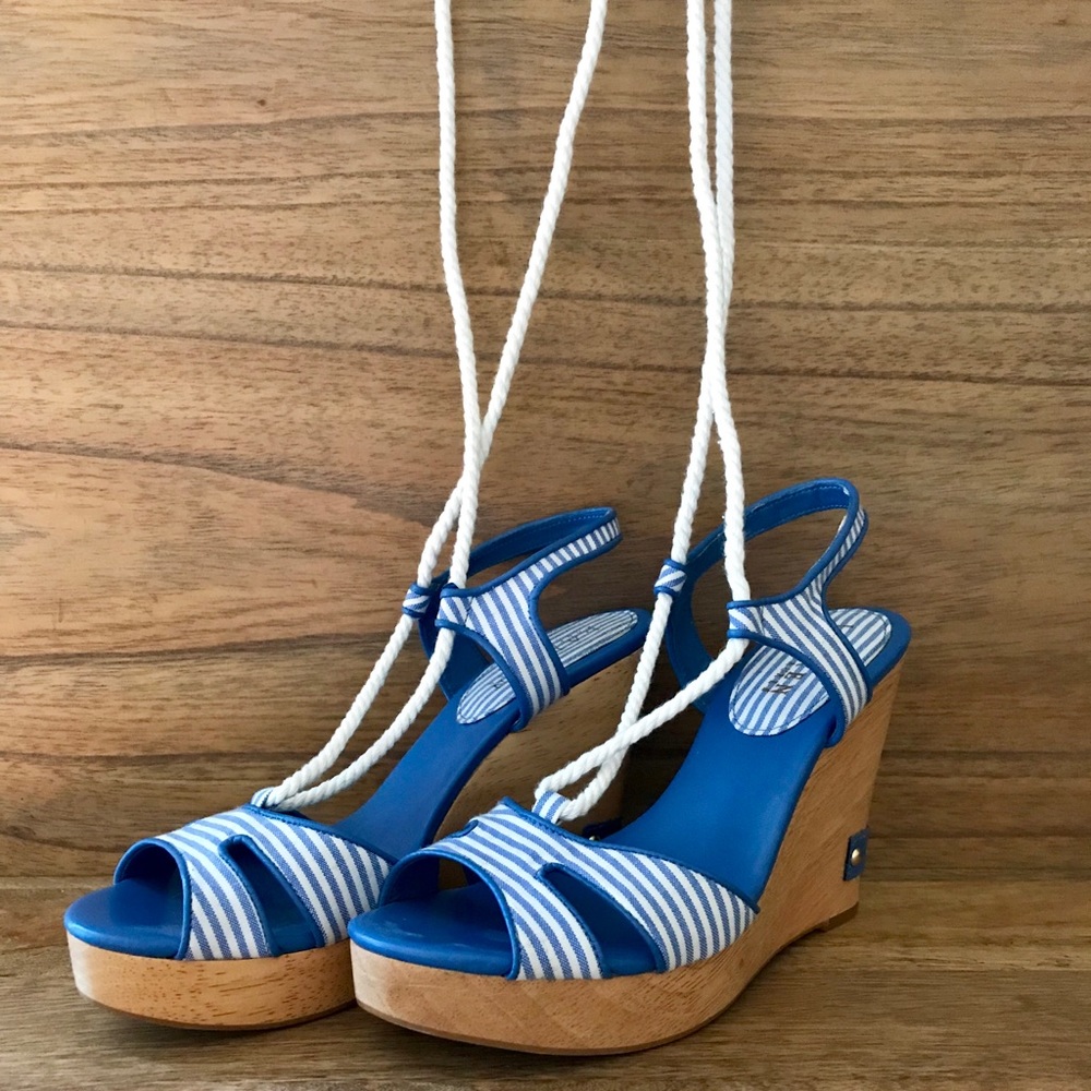 Lauren by Ralph Lauren nautical espadrille wedges
